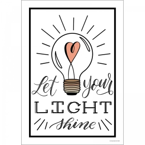 Let Your Light Shine Poster Simply Stylish