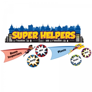 Super Power Super Helpers Bulletin Board Set