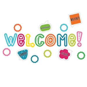 School Pop Welcome Bulletin Board Set