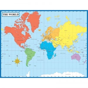 Map Of The World Chart