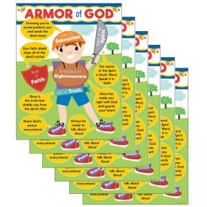 (6 Ea) Armor Of God Chart