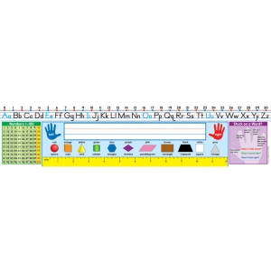 Self-Adhesive Traditional Manuscript Nameplates, Grades 1-2, Pack of 30