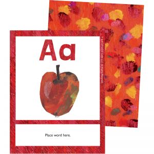 ERIC CARLE ALPHABET LEARNING CARDS 