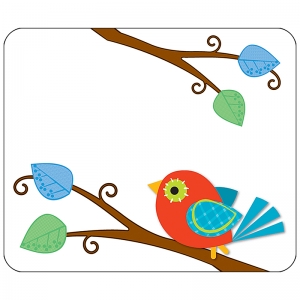 Boho Birds Name Tags