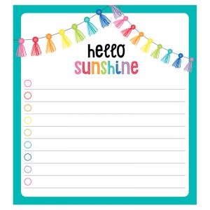 (6 Ea) Hello Sunshine Notepad