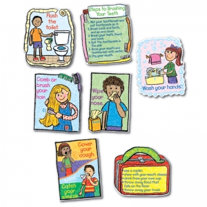 Hygiene: Kiddrawn Bulletin Board Set