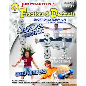 Jumpstarters For Fractions &  Decimals Booksmath 48& Up