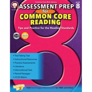 Assessment Prep For Common Core Reading, Grade 8