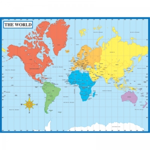 Map Of The World Chartlet