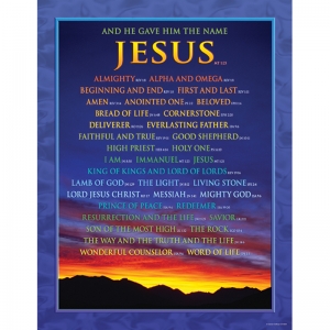 Names Of Jesus Chart