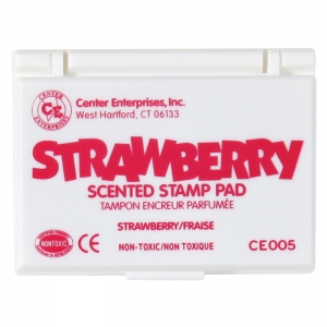 (6 EA) STAMP PAD SCENTED STRAWBERRY
