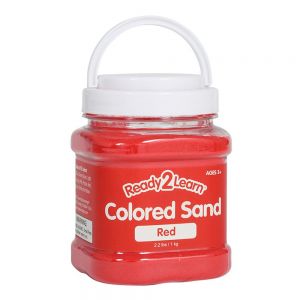 (3 EA) COLORED SAND RED 