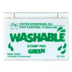 Stamp Pad Washable Green 