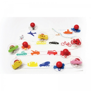 Giant Stampers - Transportation Vehicles - Set 1 - Set of 10