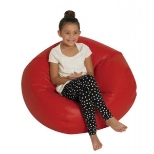 Round Bean Bag 26in Red