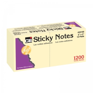 Sticky Notes 3x3 Plain   