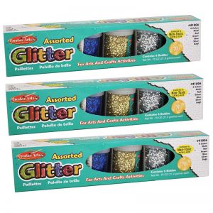 (3 PK) GLITTER SET 6 PER PK 