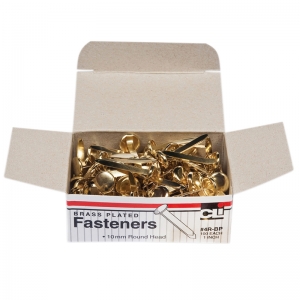 Brass Paper Fasteners 1 100/box   