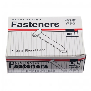 Brass Paper Fasteners 1.5in 100/bx   