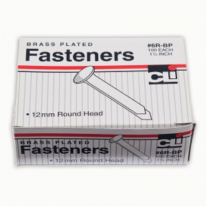 (5 Bx) Brass Paper Fasteners 1.5in