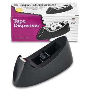 Desk Tape Dispenser Black   