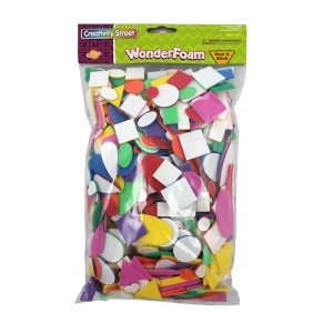 Creativity Street Wonderfoam Peel & Stick Shapes, Assorted Shapes & Colors, Assorted Sizes, 720 Pieces