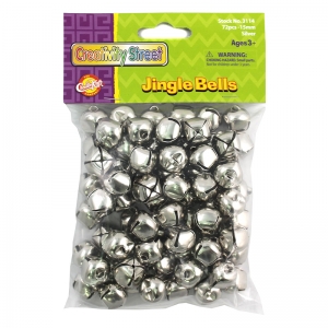 (6 PK) JINGLE BELLS CLASS PK SILVER