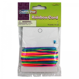 (6 PK) RAINBOW CORD 10 YDS PER PACK