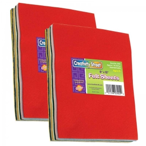 (2 PK) FELT SHEETS 