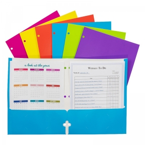 2 Pocket Laminated Paper Portfolios 