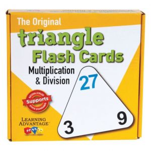 (3 PK) TRIANGLE FLASHCARDS MULT/DIV 