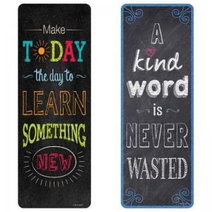 (6 Pk) Chalk It Up Quotes Bookmark