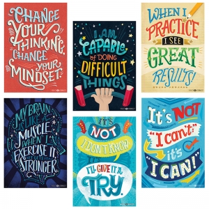 Inspire U Posters 6 Pack Whats Your Mindset