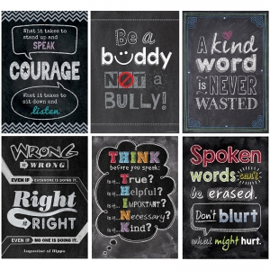 Inspire U No Bullying Allowed 6 Pk Posters