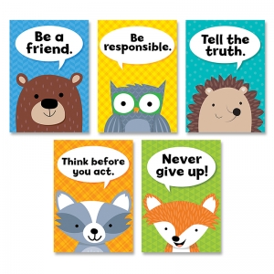 WOODLAND FRIENDS CHARAC TRAITS  5PK INSPIRE U POSTERS