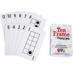 (6 PK) TEN FRAMES PLAYING CARDS