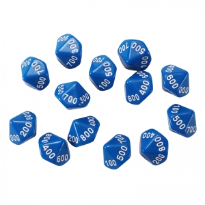 Place Value Dice, Hundreds, Set Of 12