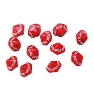 Place Value Dice, Thousands, Set Of 12