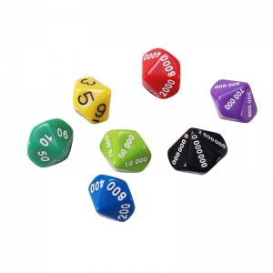 (12 ST) PLACE VALUE DICE ASSORTMENT