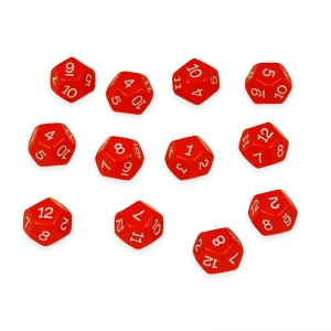 Polyhedra Dice - 12 Sides - Set of 12