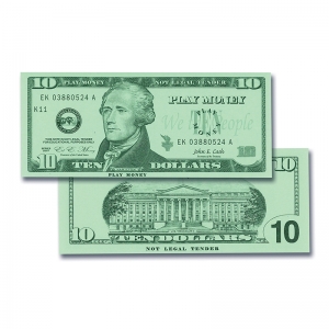 $10 Bills Set 100 Bills 