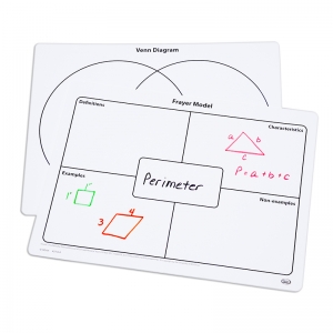 FRAYER MODEL WRITEON/WIPEOFF MATS AND VENN DIAGRAM