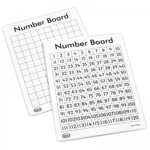 Writeon/wipeoff 120 Number Mats