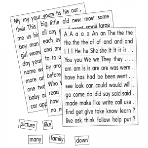 MAGNETIC SIGHT WORDS & SENTENCE BUILDERS