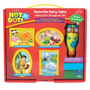 Hot Dots Jr. Interactive Storybook Set, Favorite Fairy Tales with Ollie the Owl