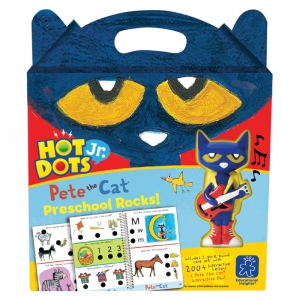 HOT DOTS JR PETE THE CAT PRESCHOOL ROCKS SET & PEN