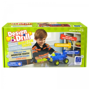 Design & Drill Power Play Vehicles Monster Truck