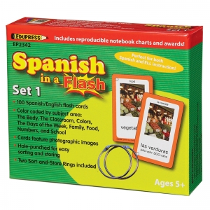 (2 Pk) Spanish In A Flash Set 1