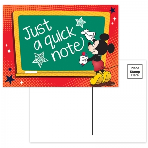 (6 PK) MICKEY TEACHER CARDS