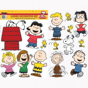 Peanuts Classic Characters 2 Sided Deco Kit